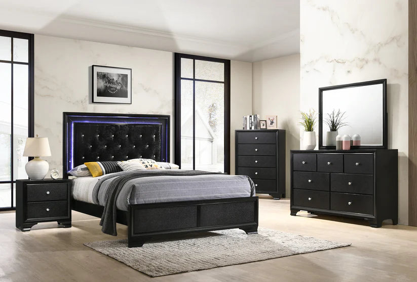 Micah Black Youth Grey Bedroom Set