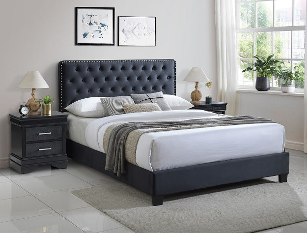 Ezra Gray Bed Frame