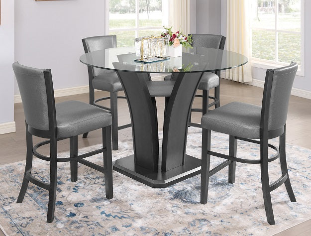 Camelia Gray Counter Height Set