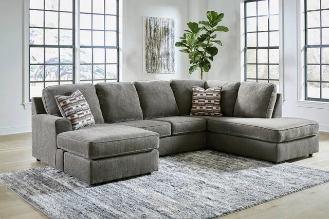 Olive Putty Sectional