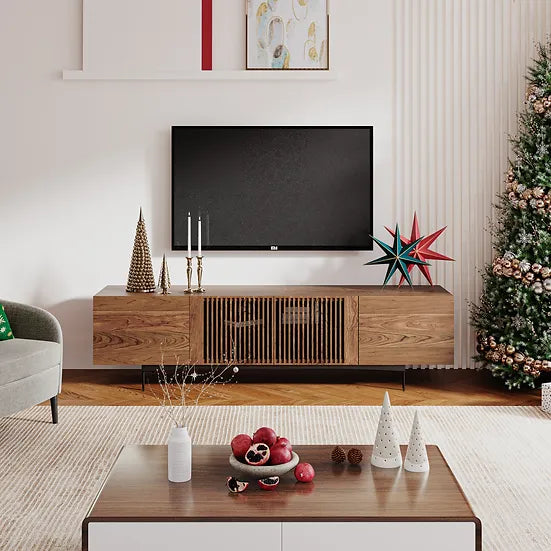 Mid Town Dark Wood 71" TV Stand