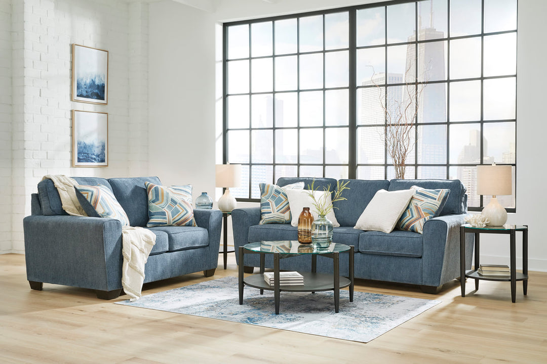 Malibu Blue Sofa & Loveseat