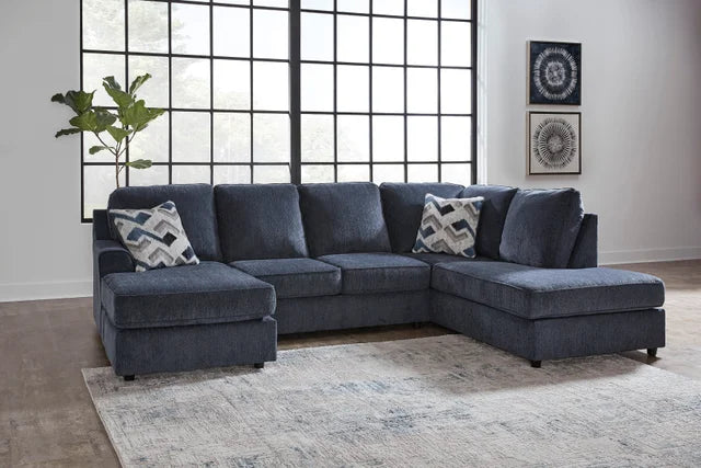 Dustin Cobalt Sectional Sofa