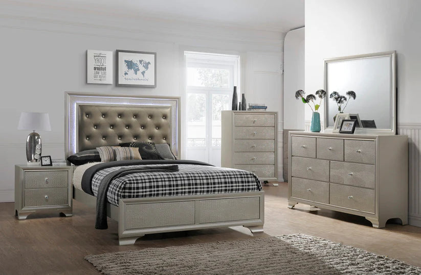 Lyssa Champagne Youth Bedroom Set