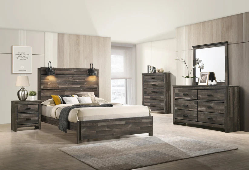 Carter Brown Platform Panel Bedroom Set