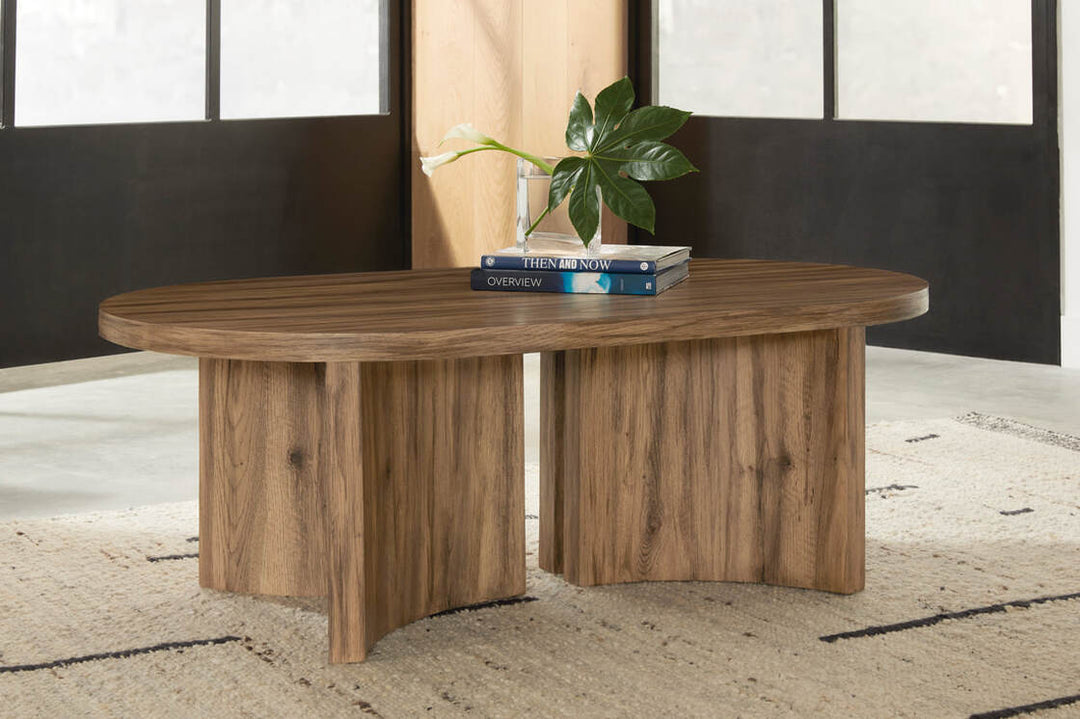 Austanny Warm Brown Cocktail Table