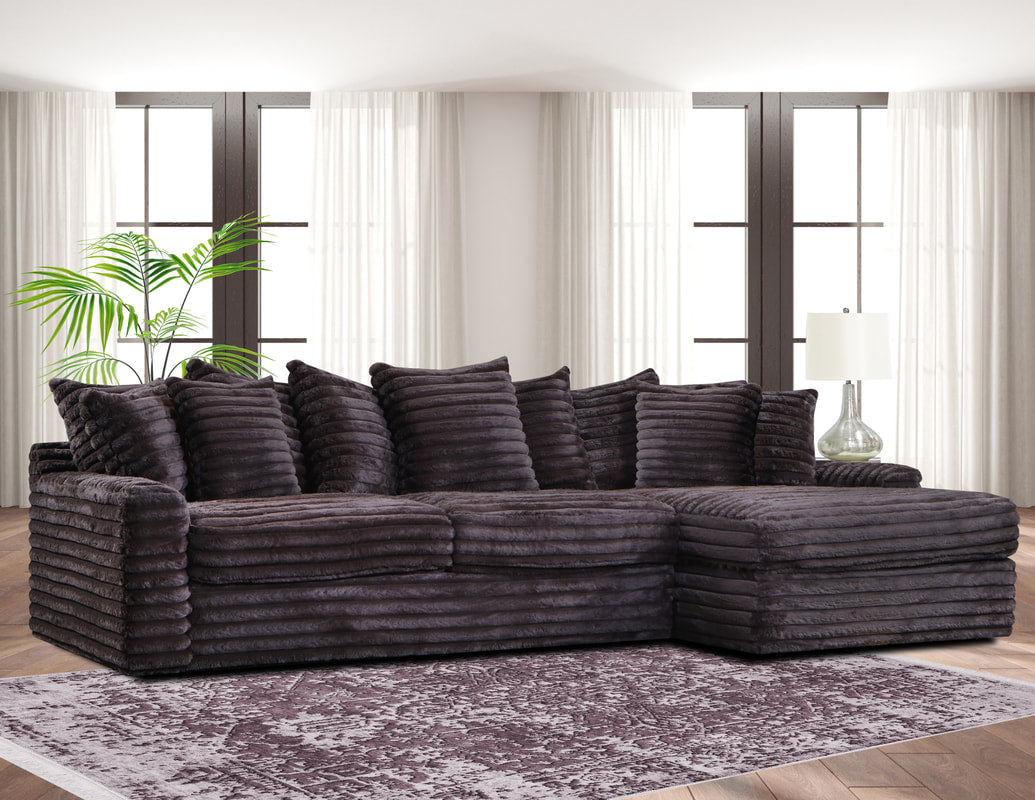 Julia Chocolate Sectional