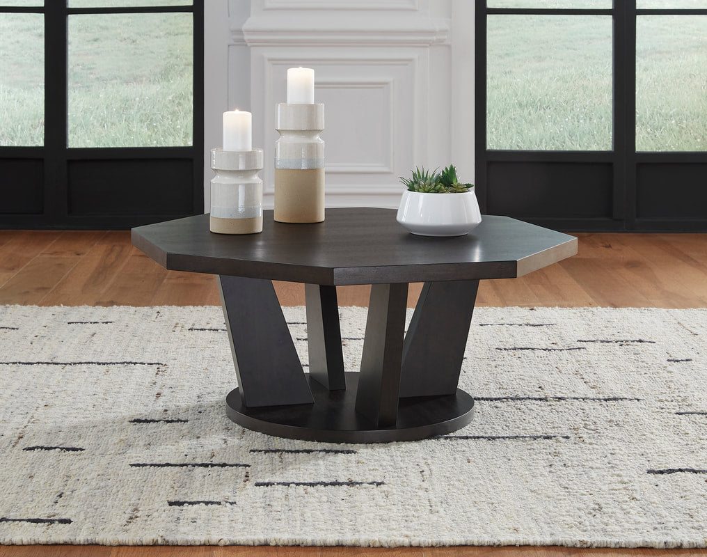 Chasinfield Dark Brown Cocktail Table