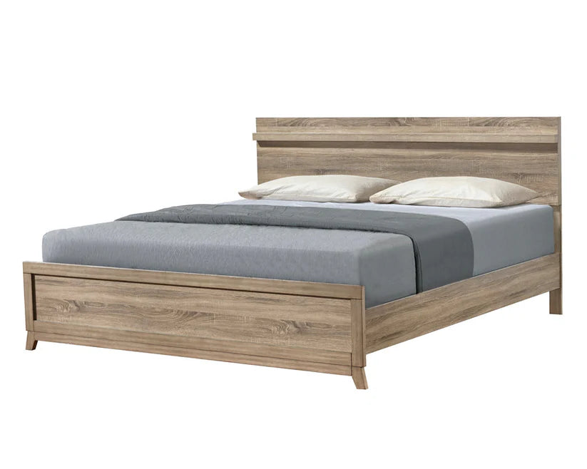 Tilston Natural Panel Bed