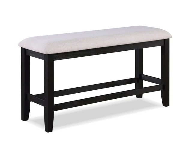 Regent Charcoal Black Counter Height Bench