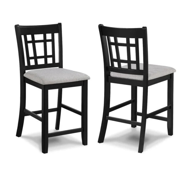 Hartwell Gray Counter Height Chair, Set of 2