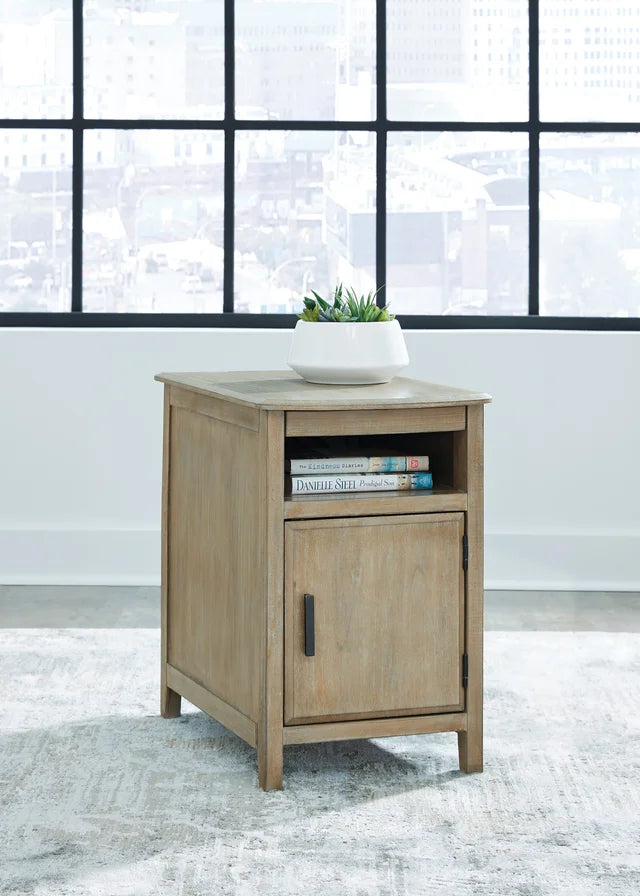 Light Brown Side End Table