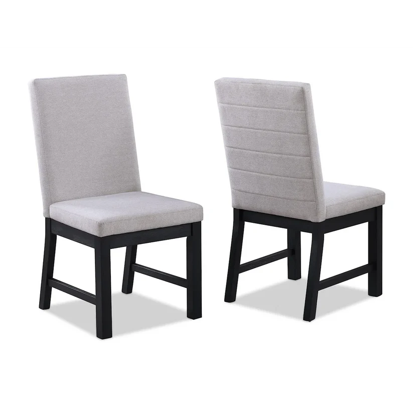 Pelham Black/Gray Dining Chair, Set of 2