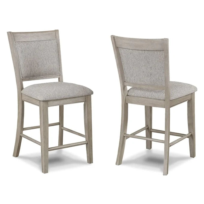 Fulton All Grey Counter Height Chair, Set of 2