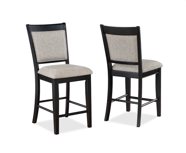 Fulton Light Gray Counter Height Chair, Set of 2