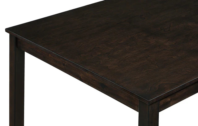Durham Dark Brown 5-Piece Dining Set