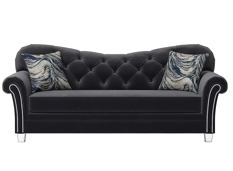 Bing Black Sofa & Loveseat