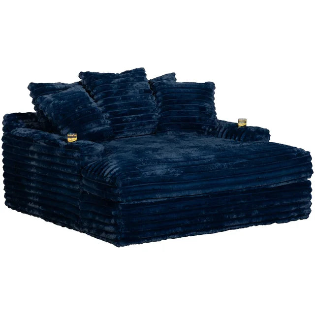 Navy OVersize Chaise Lounge