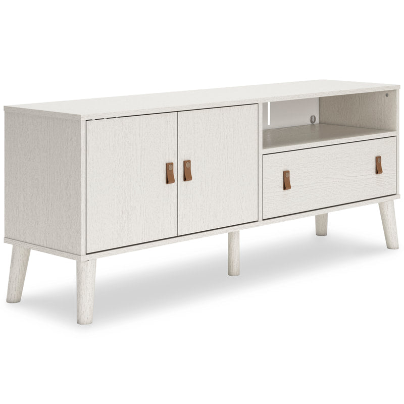 White TV Stand 59"L