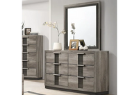 Rangley Grey LED Panel Bedroom Set