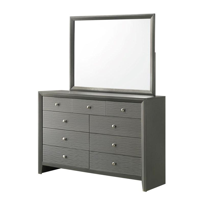 Denker Gunmetal Youth Bedroom Set