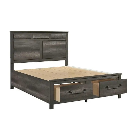 Amelia Brown Platform Bedroom Set