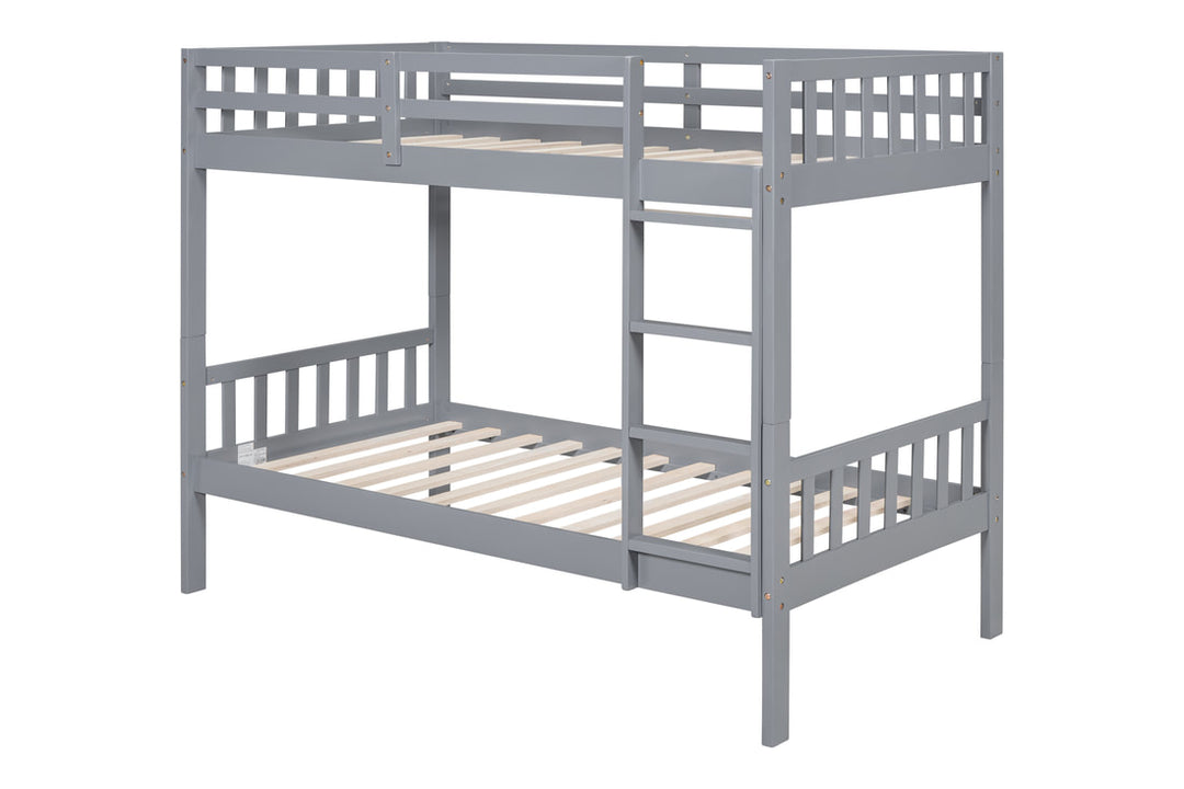 Grey Twin/Twin Bunk Bed