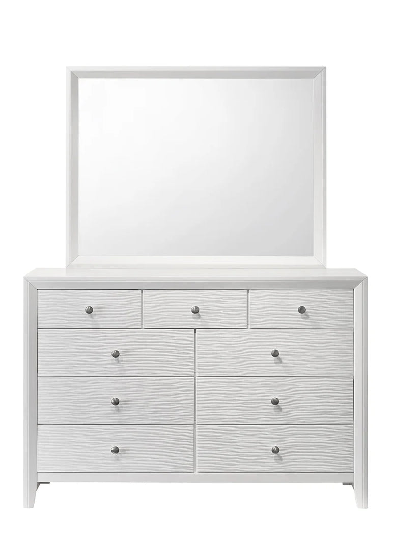 Denker Evan White Youth Bedroom Set