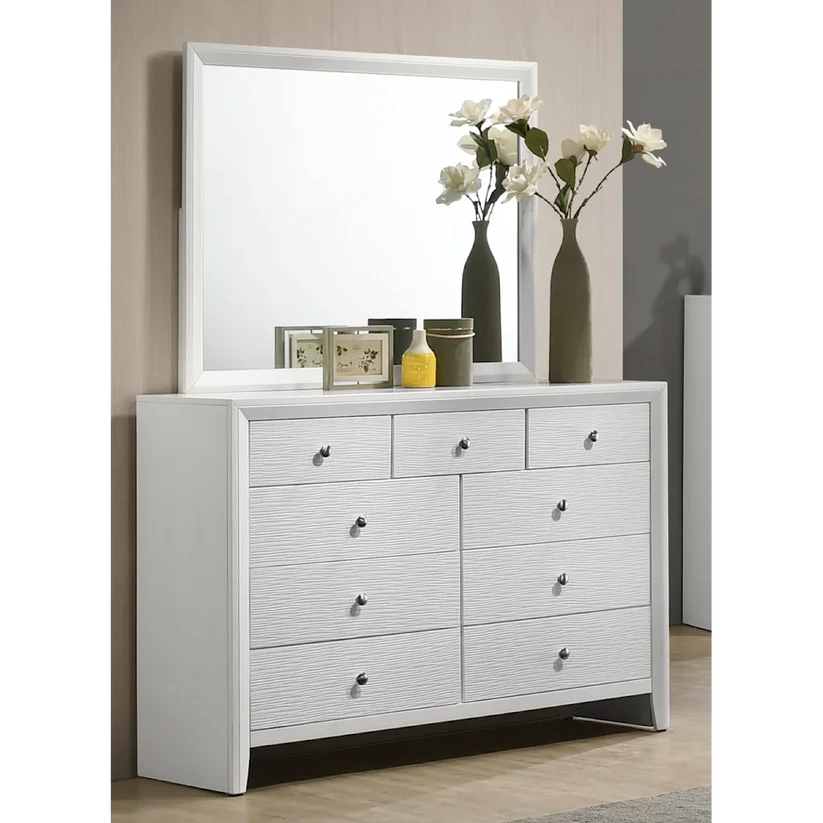 Evan White Panel Bedroom Set