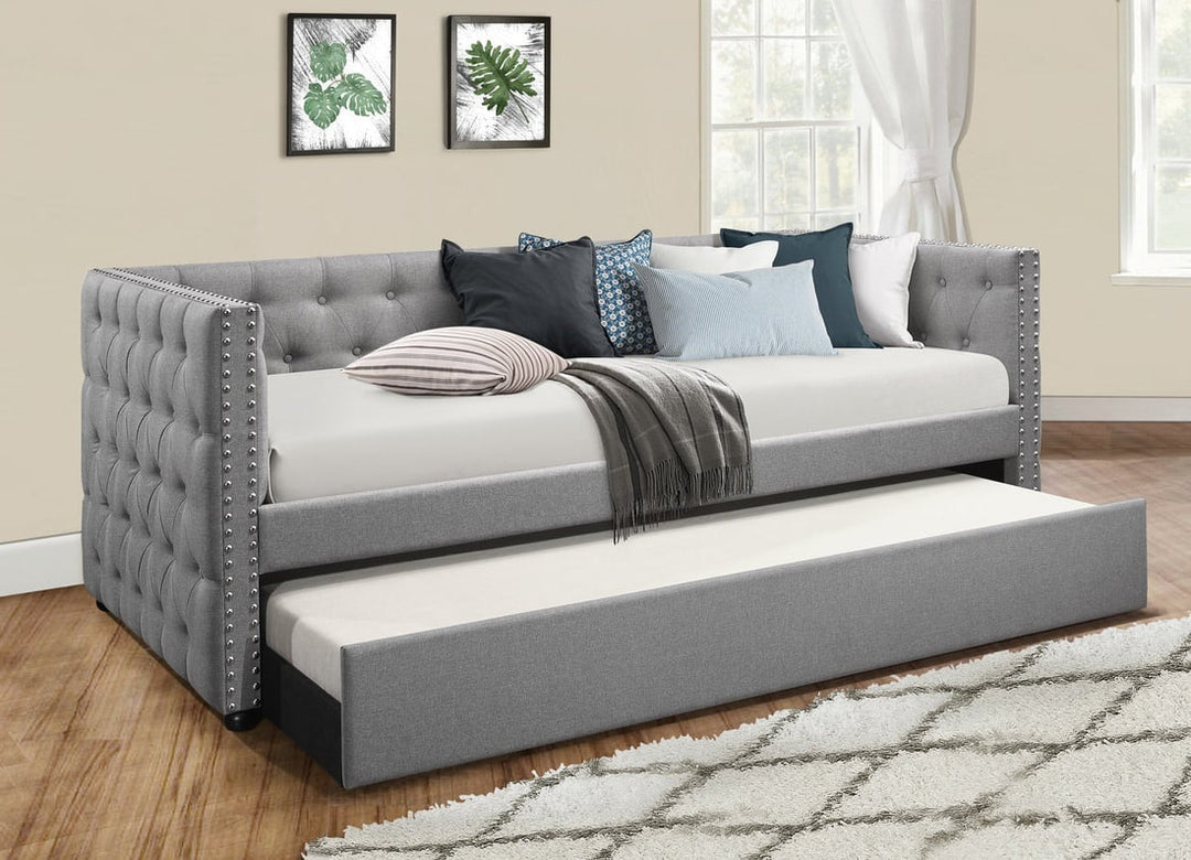 Courage Gray Daybed with Trundle