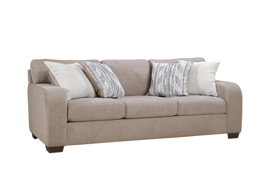 Behold Blaine Taupe Cream Sofa & Loveseat Set