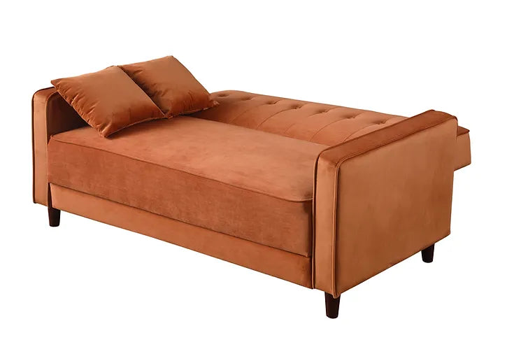 Cozy Adjustable Bed Rust Sofa & Loveseat