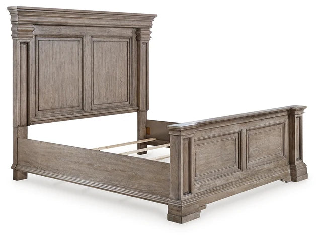 Light Grayish Brown 5-Piece Bedroom Set (Bed, Dresser, Mirror, Chest & Nightstand)