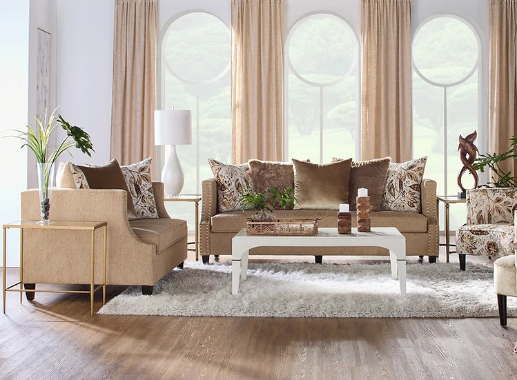 Simone Indigo Sofa and Loveseat S17500