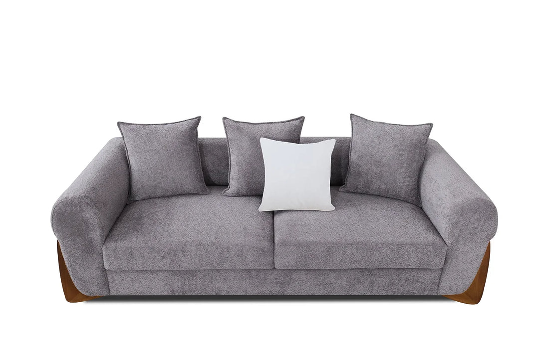 Stylus Pewter Sofa Set