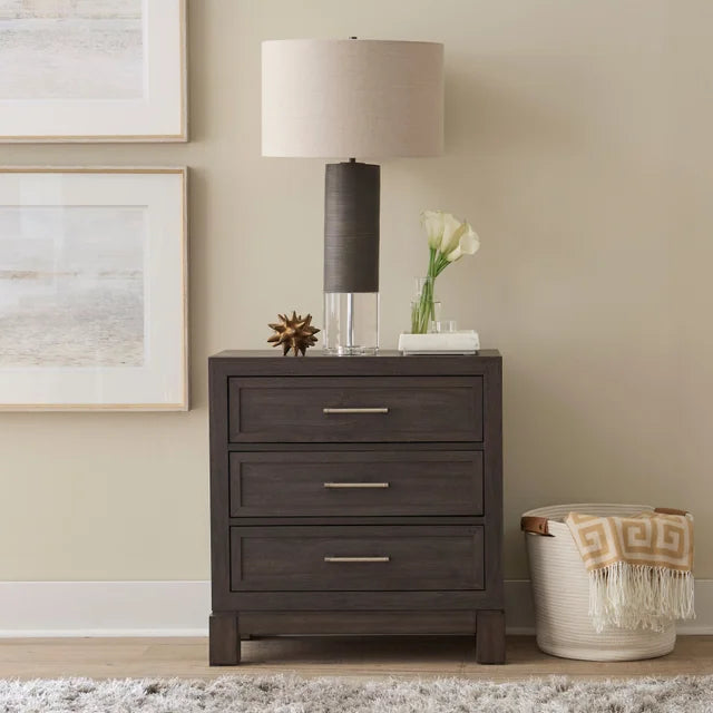 Satin Wash 5-Piece Bedroom Set (Bed, Dresser, Mirror, Chest & Nightstand)