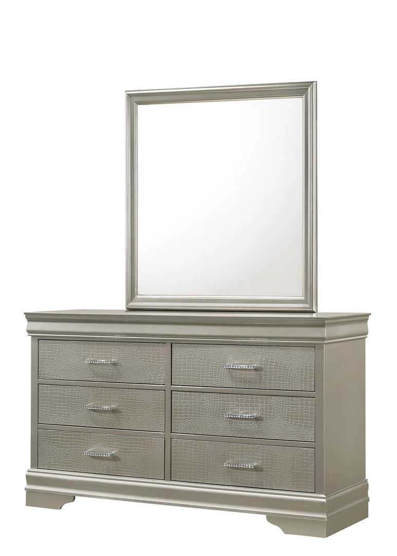 Amalia Silver Champagne Dresser