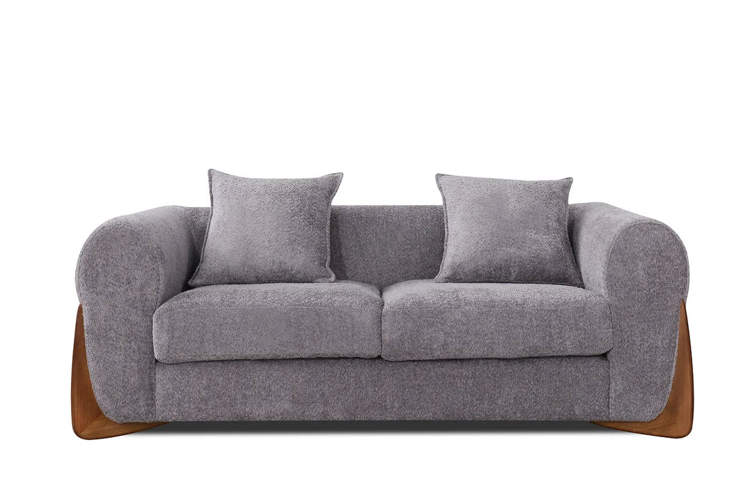 Stylus Pewter Sofa Set