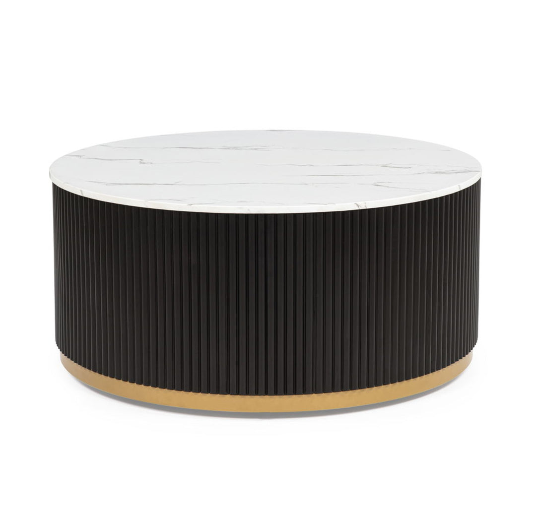 Kara Black/White 3 Pieces Cocktail  Set