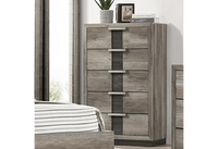 Rangley Grey LED Panel Bedroom Set