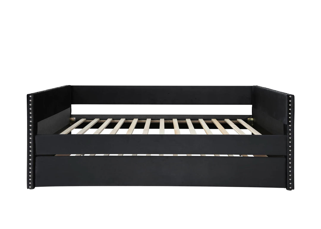 Sadie Black Velvet Daybed