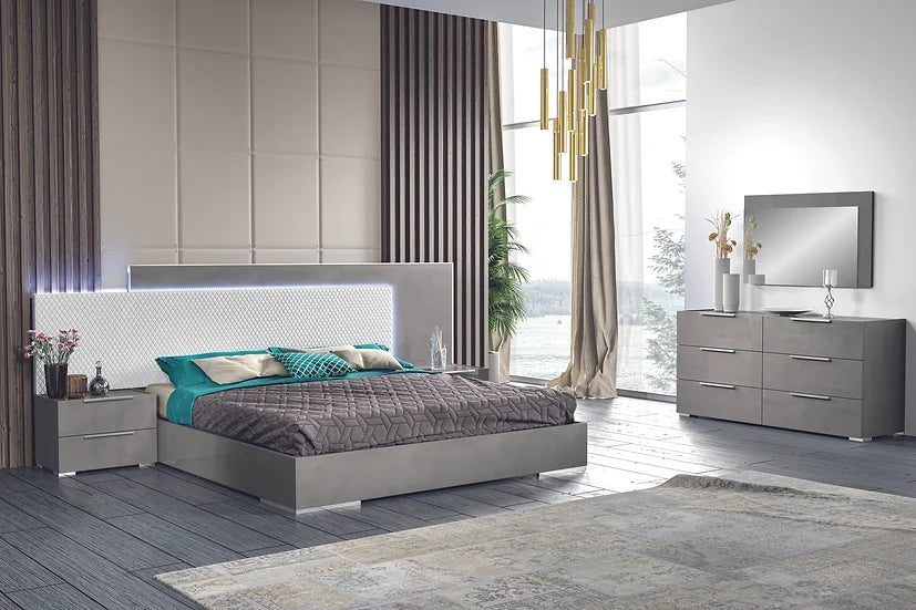 Fabiana Grey Bedroom Set