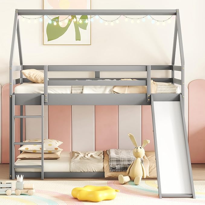 House Bunk Bed Twin Over Twin