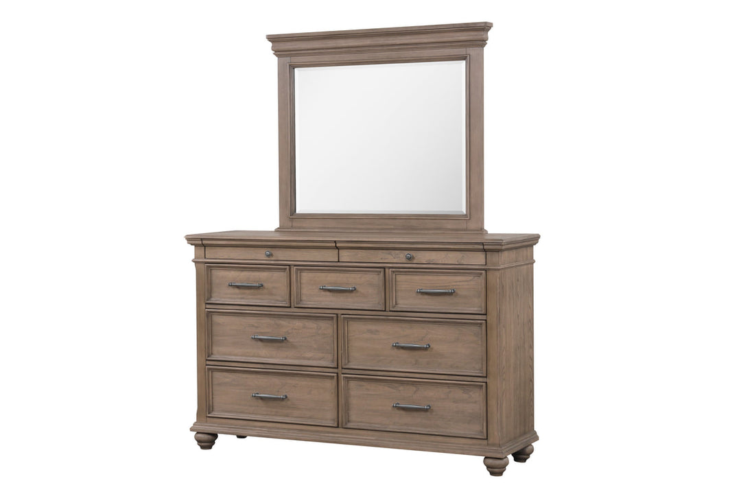 Nashville 4-Piece Bedroom Set (Bed, Dresser, Mirror, & Nightstand)