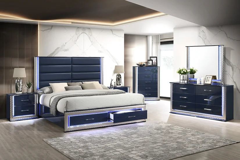 B80 Aya LED Platform Bedroom Set