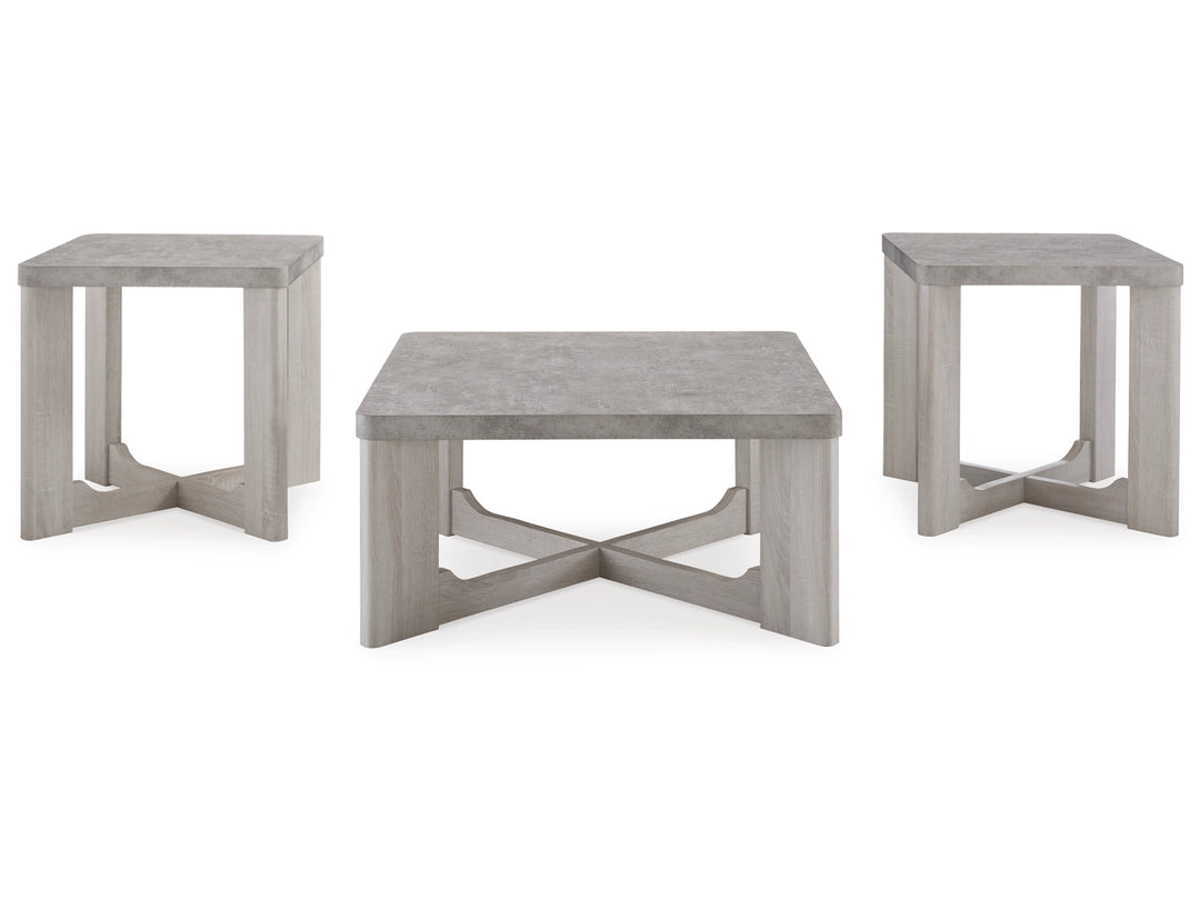 Sharstorm Whitewash Occasional Table (Set of 3)