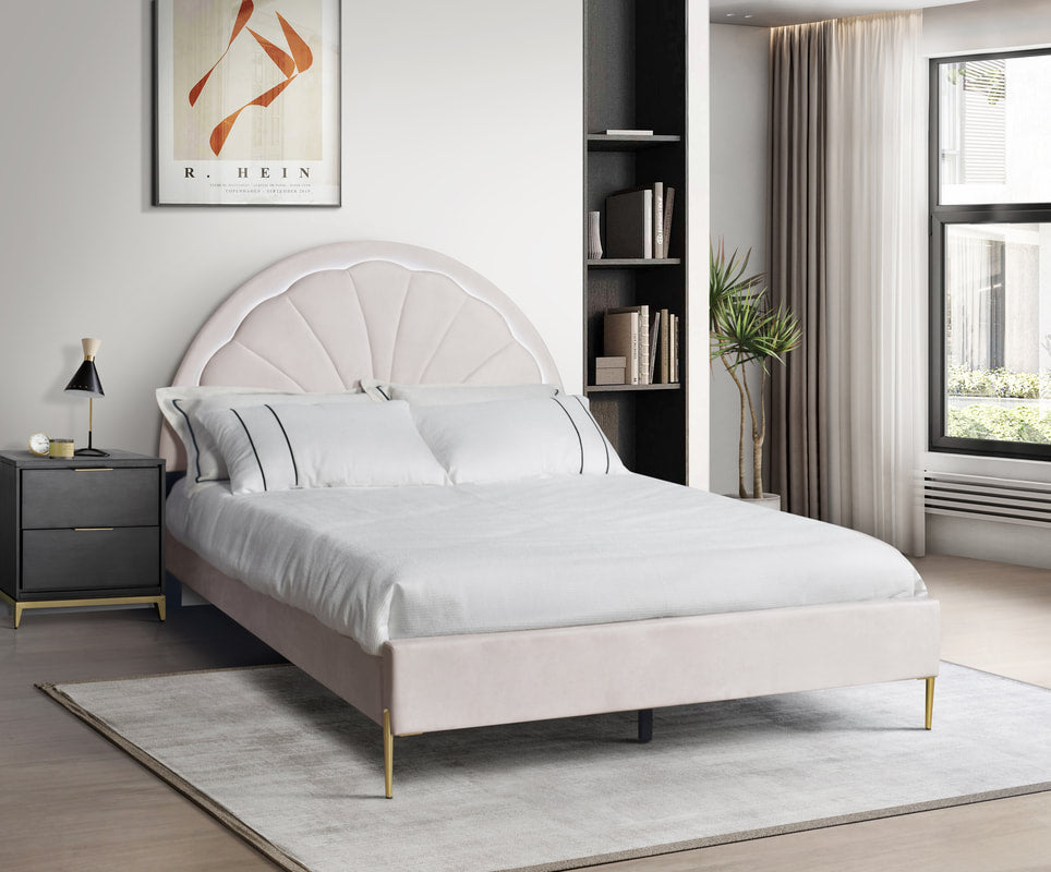 HH Flora Platform Bed  (LED Light)