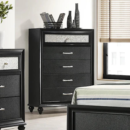 Lila Black Youth Bedroom Set