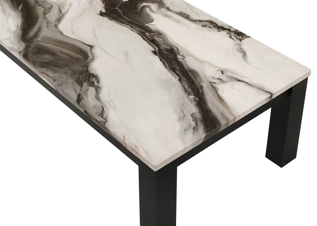 Ivy Faux Marble Brown Cocktail Set