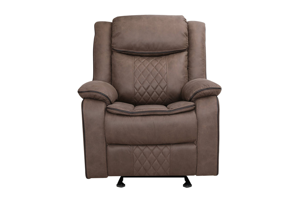 Weston Brown 3-Piece Reclining Sofa Set